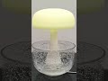 Water drop sounds mushroom rain cloud humidifier with 7 colors night light