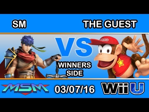 MSM 40 - 2S | SM (Ike) Vs. PC | The Guest (Diddy Kong) Winners Side - Smash Wii U