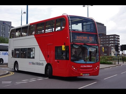 National Express West Midlands 4727 BUO7 LHD Alexander Dennis Trident Enviro 400 ZF Kickdown