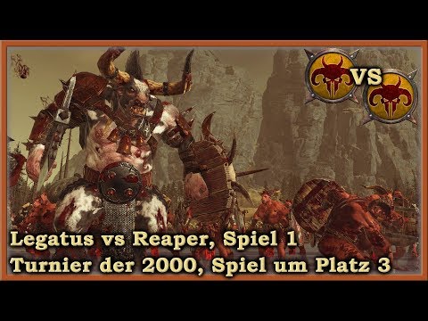 Legatus vs Reaper #1 - Kampf um Platz 3 - Liga der 2000 - Total War: Warhammer 2 deutsch