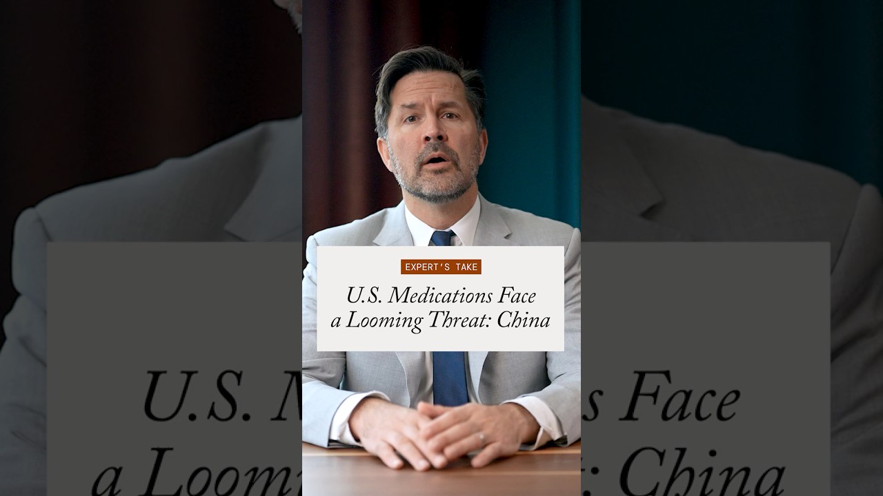 U.S. Medicine Supplies Face a Looming Threat: China