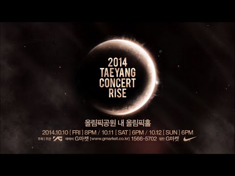 TAEYANG - 2014 TAEYANG CONCERT RISE TEASER SPOT