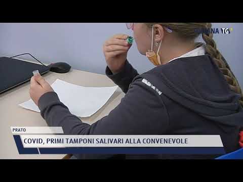 2021-10-13 PRATO - COVID, PRIMI TAMPONI SALIVARI ALLA CONVENEVOLE