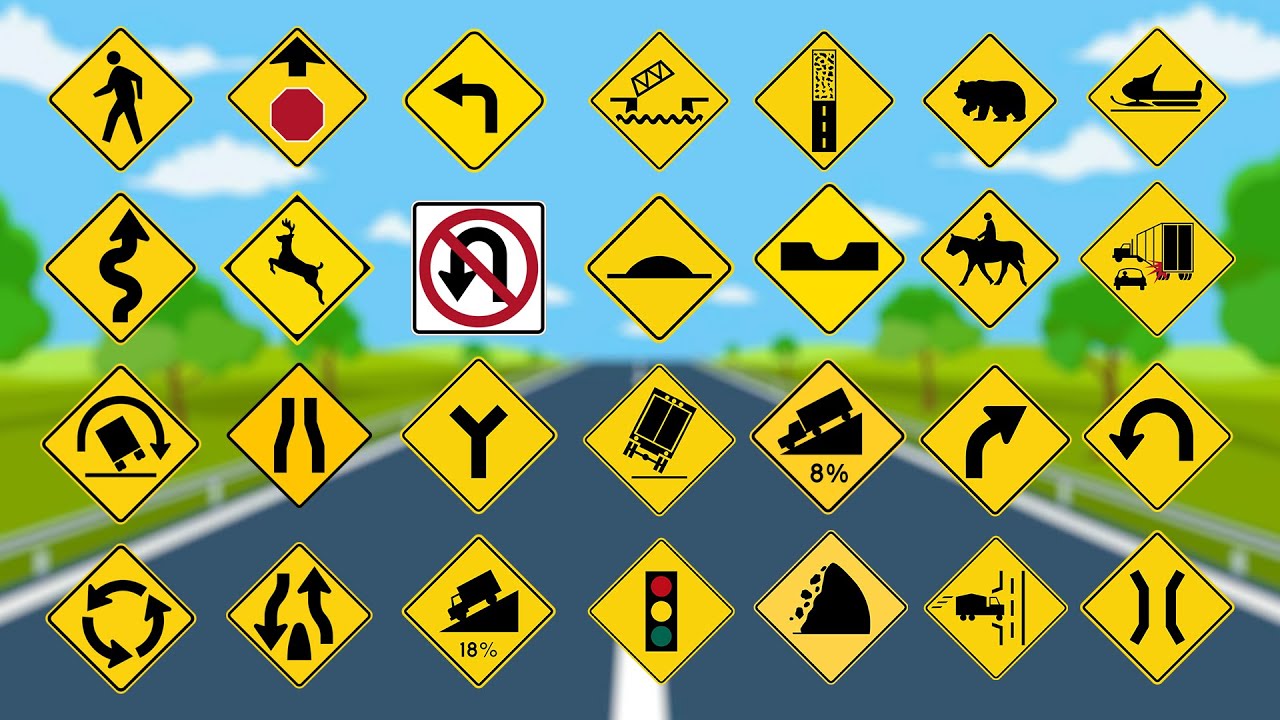 Road Signs for Driving Test – 40 Essential Signs You Must Know! 🛑