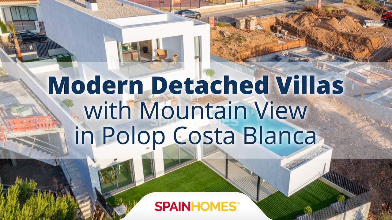 Modern Detached Villas with Mountain View in Polop Costa Blanca