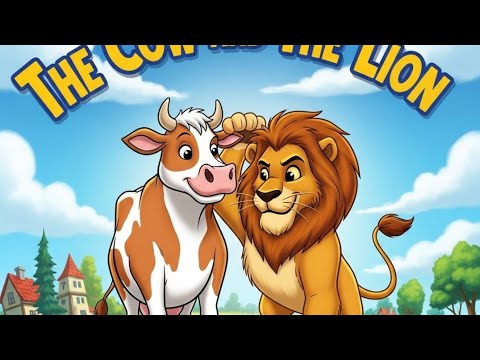 गाय और शेर की कहानी  मज़ेदार हिंदी Cartoon Video | funny Cartoon Kahani | Comedy Cartoon Video.