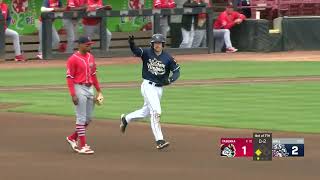 Alex Hall hits first HR of season for Timber Rattlers