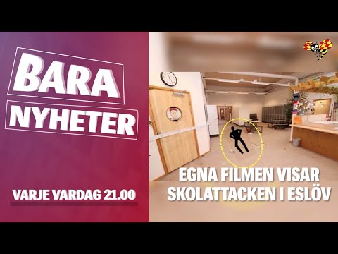 15-åringens egna film visar skolattacken i Eslöv