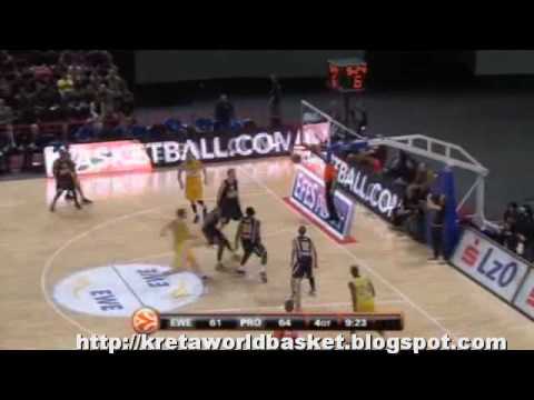 Euroleague 2010 - Week 6  : EWE Oldenburg - Asseco Prokom  80-82  (3-12-09) regular - highlights