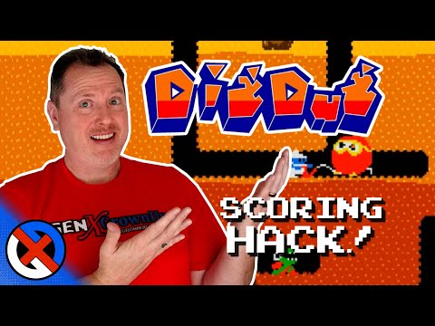 Dig Dug Arcade Game Scoring Hack! | Tips & Tricks