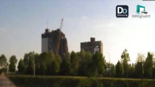 preview picture of video 'Timelapse - Afbraak Dossche toren - Deinze - 2014'