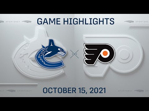 NHL Highlights | Canucks vs. Flyers - Oct. 15, 2021