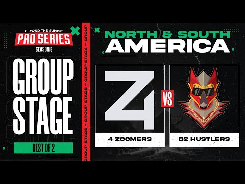 4 Zoomers vs D2 Hustlers Game 2 - BTS Pro Series 8 AM: Group Stage w/ Kmart & ET