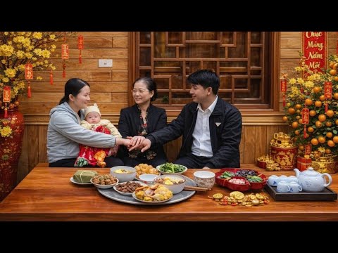 Police officer Thu welcomed single mother Trieu Duyen home to celebrate the Lunar New Year.