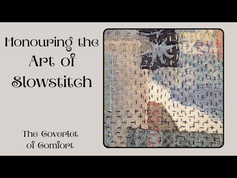 Slowstitching inspired by Japanese Boro