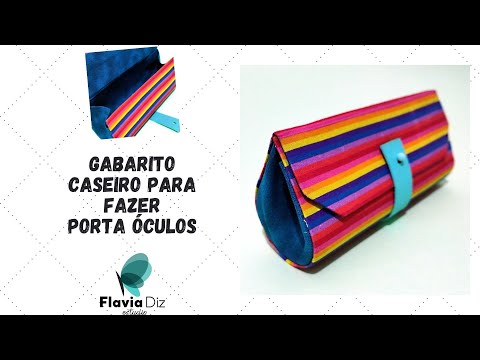 gabarito porta óculos caseiro´- feito em papelão