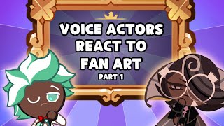 Voice Actors React to YOUR fanart? Cookie Runners EXPOSED Part 1 video