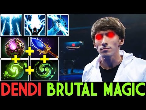 DENDI Dota 2 [Zeus] Brutal Magic Damage with Double Refresher