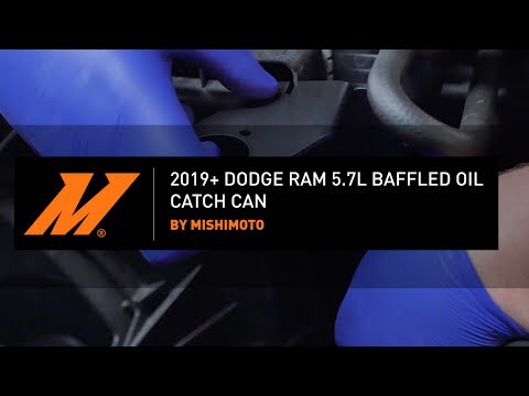 2019+ Dodge Ram 5.7L Baffled Oil Catch Can Installation Guide by Mishimoto Automotive