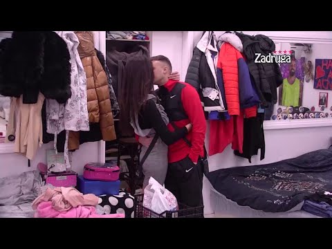 Zadruga 4 - Misica i Karić ozvaničili vezu poljupcima u dnevnom terminu - 10.02.2021.