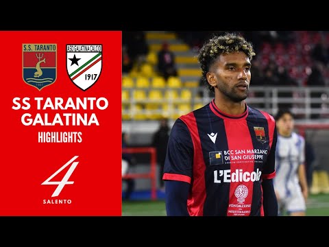Taranto - Galatina 2-0: goals and highlights | Apulian Excellence