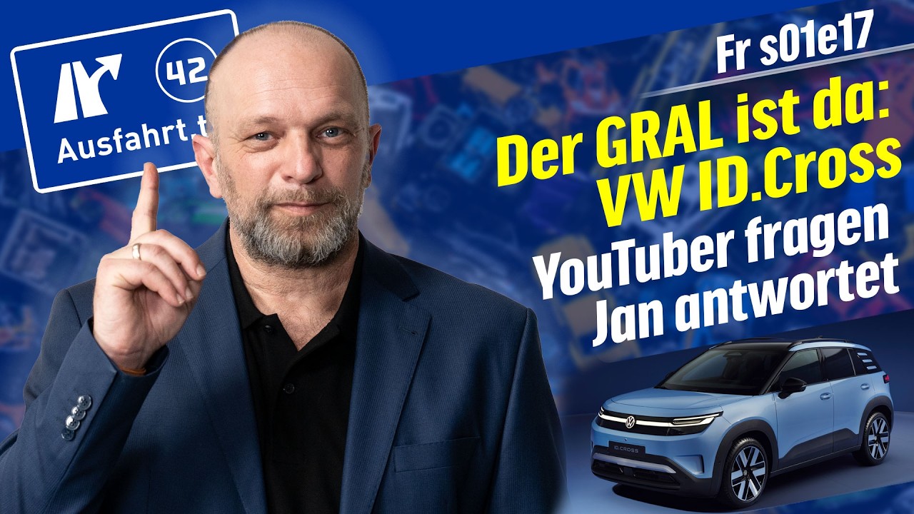 Weltpremiere VW ID.Cross | Kollegen fragen, Jan antwortet | Ausfahrt.tv Show s01e17