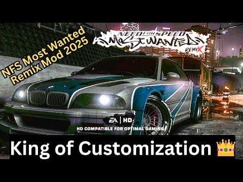How to Install NFS Most Wanted REMIX LITE 2025 – 80+ NEW CARS, Ultra Customization & Full Mod Guide!
