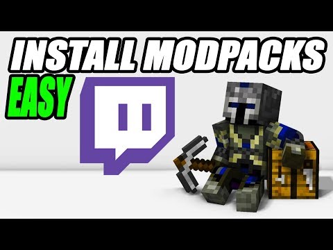 thebluecrusader - Minecraft How To Install Modpacks Using Twitch App Tutorial