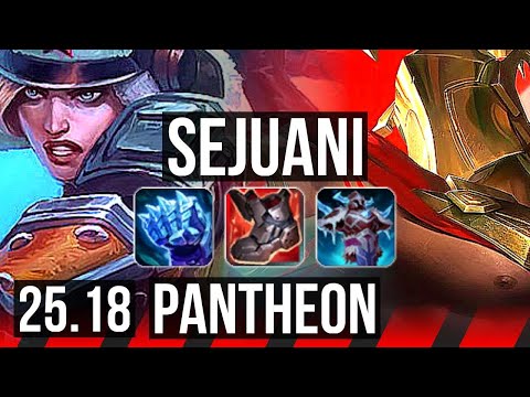 SEJUANI vs PANTHEON (TOP) | KR Master | 25.18