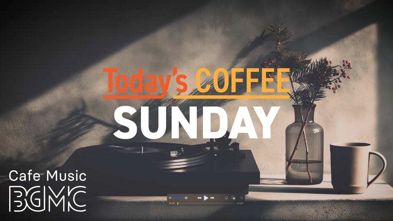 SUNDAY COFFEE 🌙 Sleepy Night Jazz - Gentle Cafe Music for Relaxation & Deep Sleep