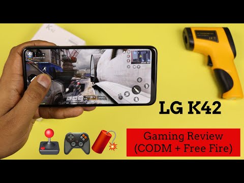 LG K42 - Gaming Review CODM + FF, Battery and Heating Test | Can you Play Heavy games? 😰  🕹  🎮