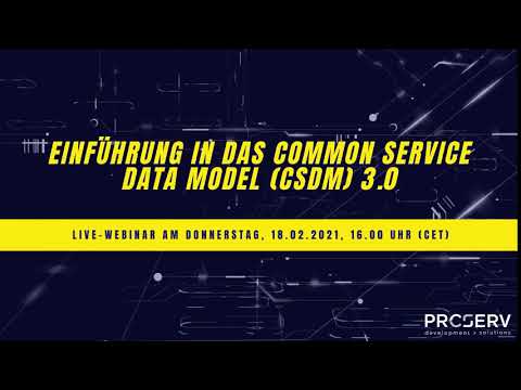 Webinar Einführung in Common Service Data Model (CSDM 3.0) | Announce