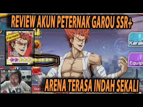 🔥🔥REVIEW AKUN PETERNAK GAROU SSR+ [ARENA JADI ENAK BANGET TERNYATA] - ONE PUNCH MAN:The Strongest