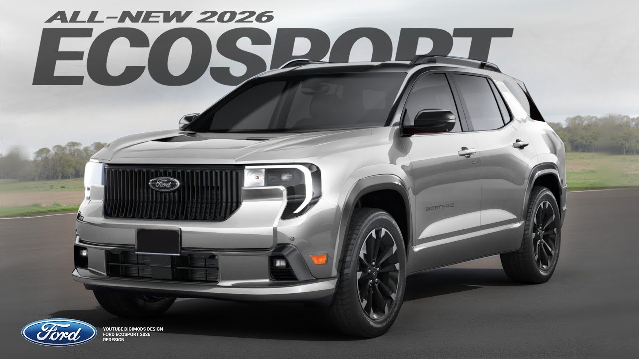 Rendering New 2026 Ford EcoSport Digitally Arrives in America, Pick