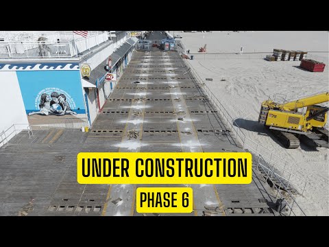 Wildwood Boardwalk Reconstruction Phase 6 is Underway!!!