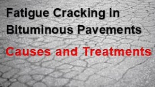 #pavements, #highways, Cracking of Flexible pavements - Causes and Repair