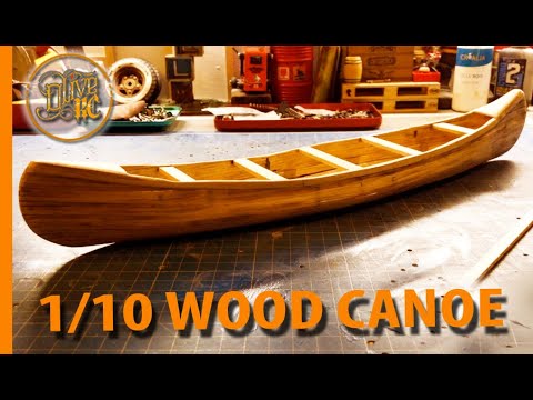 1/10 WOOD CANOE for RC CRAWLER