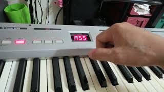 Video thumbnail for Roland A-37 midi controller to Roland sc-55 sound module layering and spliting tones and octave by Archie's videos