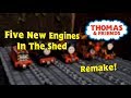 Five New Engines In The Shed