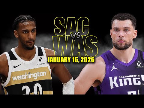 Sacramento Kings vs Washington Wizards Full Game Highlights - January 16, 2026 | NBA Season