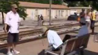 Max Baldry behind the scenes of mr. bean's holiday video