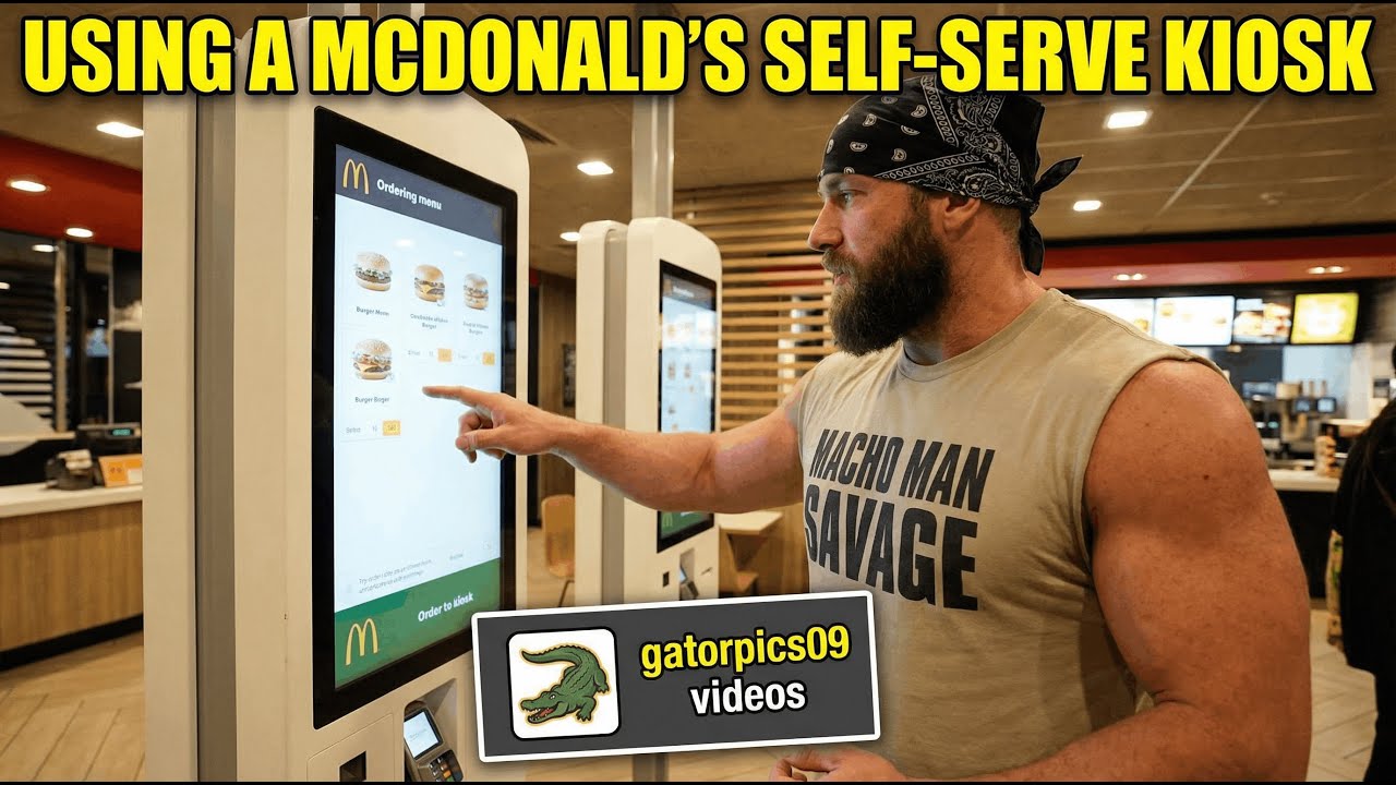 Using a McDonald's Self-Serve Kiosk