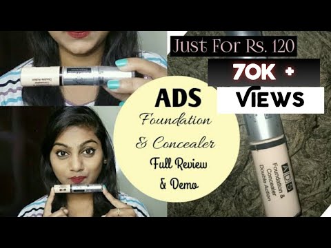 *NEW* ADS Double Action Foundation & Concealer || Review & Demo || Cheapest Foundation & Concealer