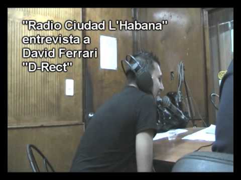 David Ferrari a.k.a. D-Rect entrevista en Radio Ciudad L'Habana