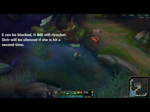 All Fiddlesticks abilities interactions with Sivir spellshield / League of Legends