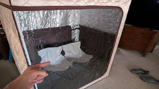 Quick tour - portable infrared Sauna - 2 Person Portable Full Spectrum Infrared Sauna, Full Size Lar