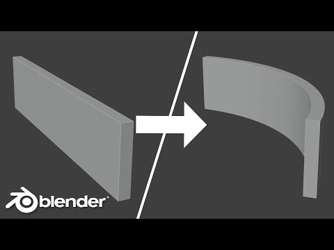 Simple Deform(Bend) In Blender In 1 Min