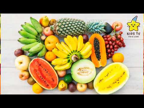12 Fruits Kids will love to learn | Easy learning kids videos