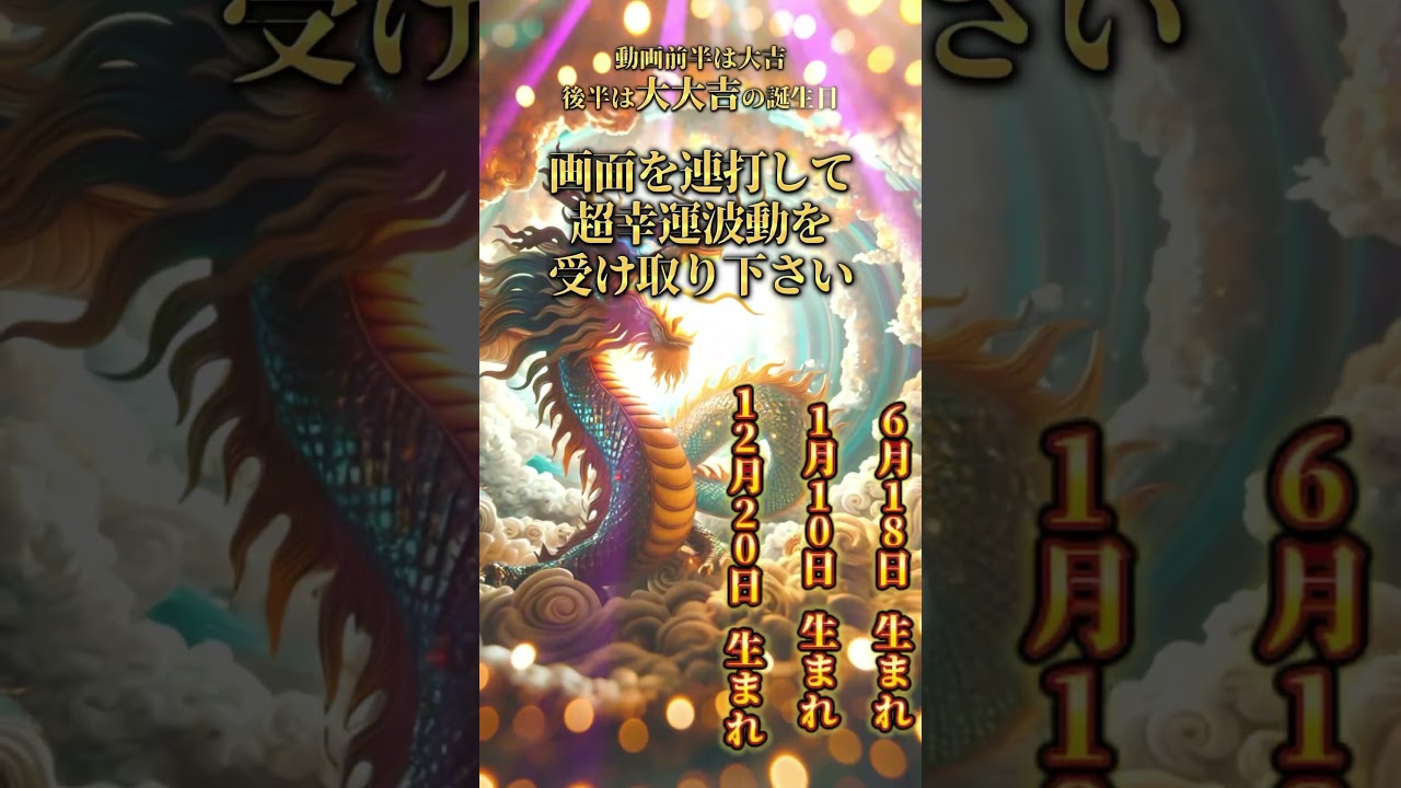 【金運神】この誕生日の人は、老後まで経済的に安泰になります！ #金運アップ #開運 #誕生日占い