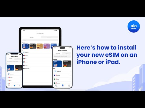 How do I install and activate eSIM on an iPhone or iPad? (aloSIM eSIM tutorial)